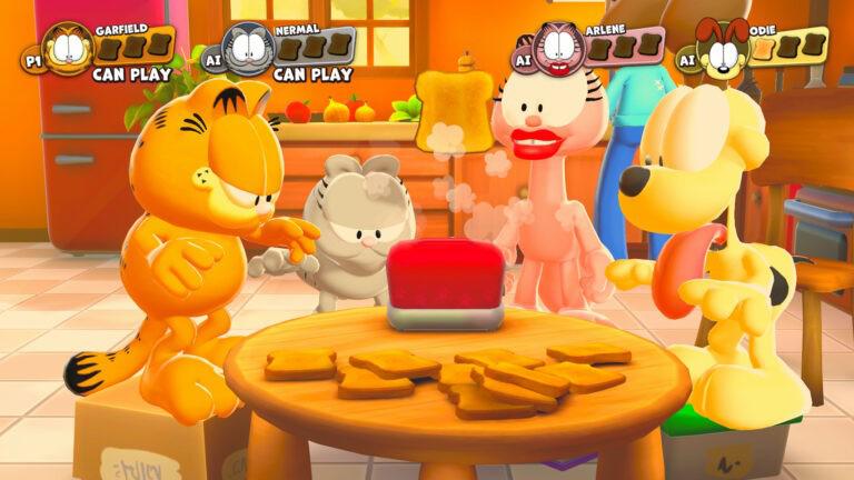 加菲猫千层面派对11月10日发售 有32个迷你游戏
