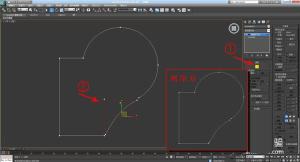 3DMAX怎么创建不规则样条线5