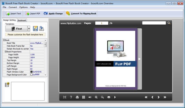 Boxoft Free Flash Book Creator官方版