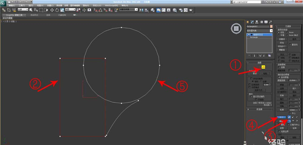 3DMAX怎么创建不规则样条线2