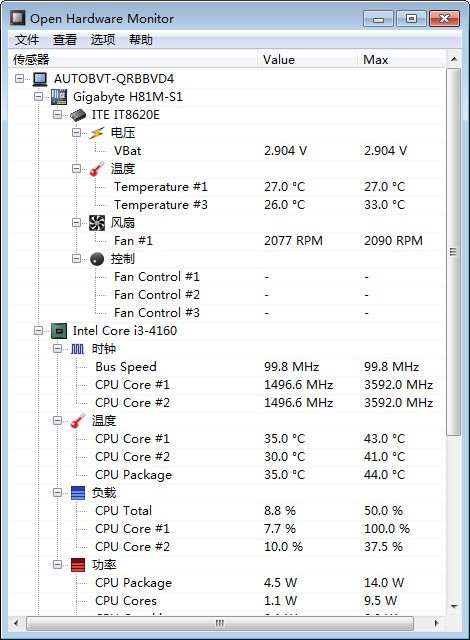 open hardware monitor license中文版