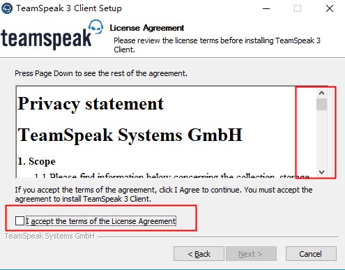 Teamspeak3中文版安装方法